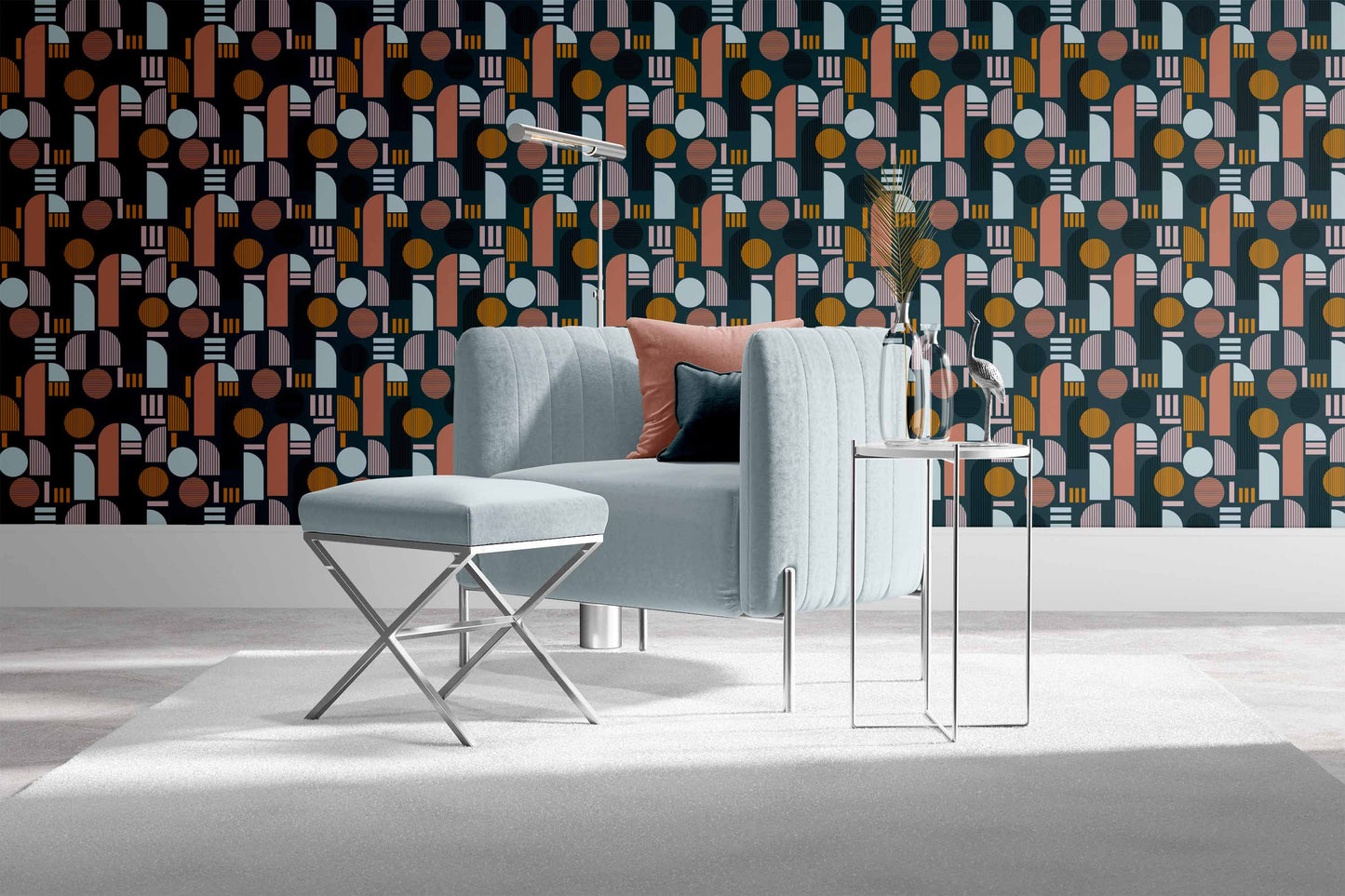 Geometric Shape-It Wallcovering